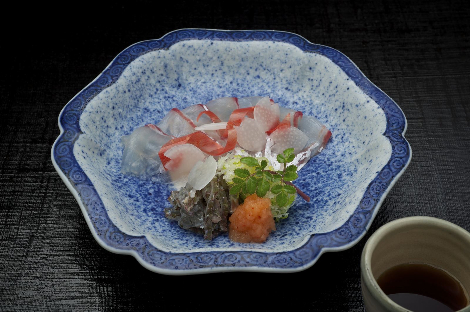 Seasonal sashimi course at Shiratama