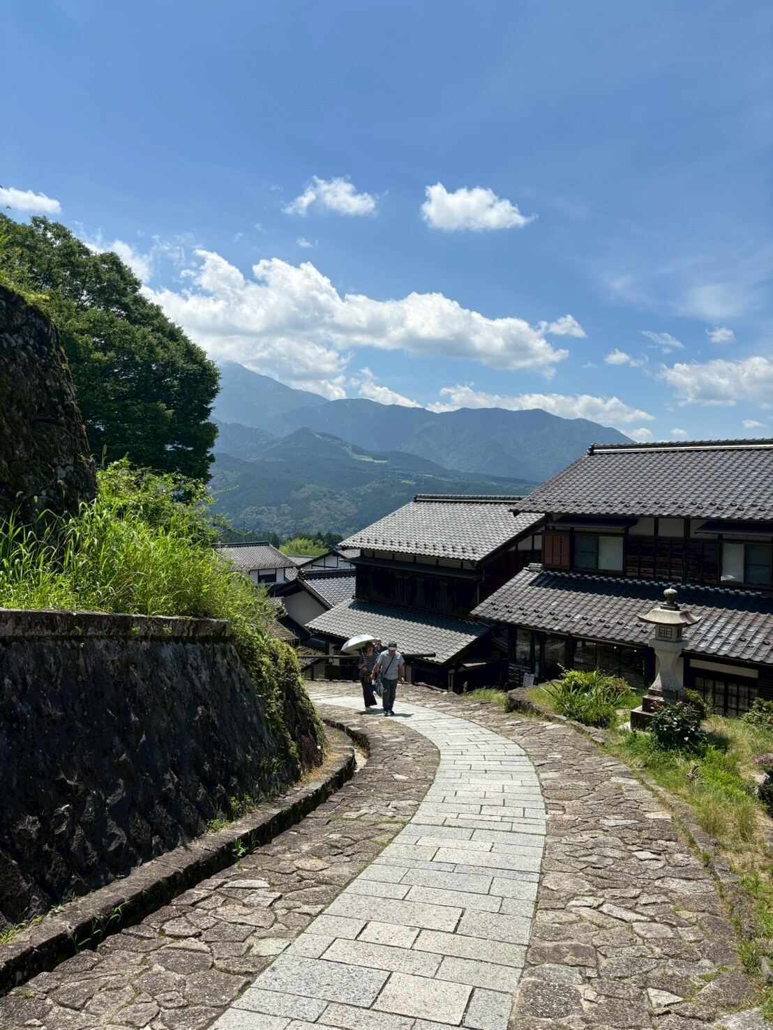 Magome-juku sloped stone street